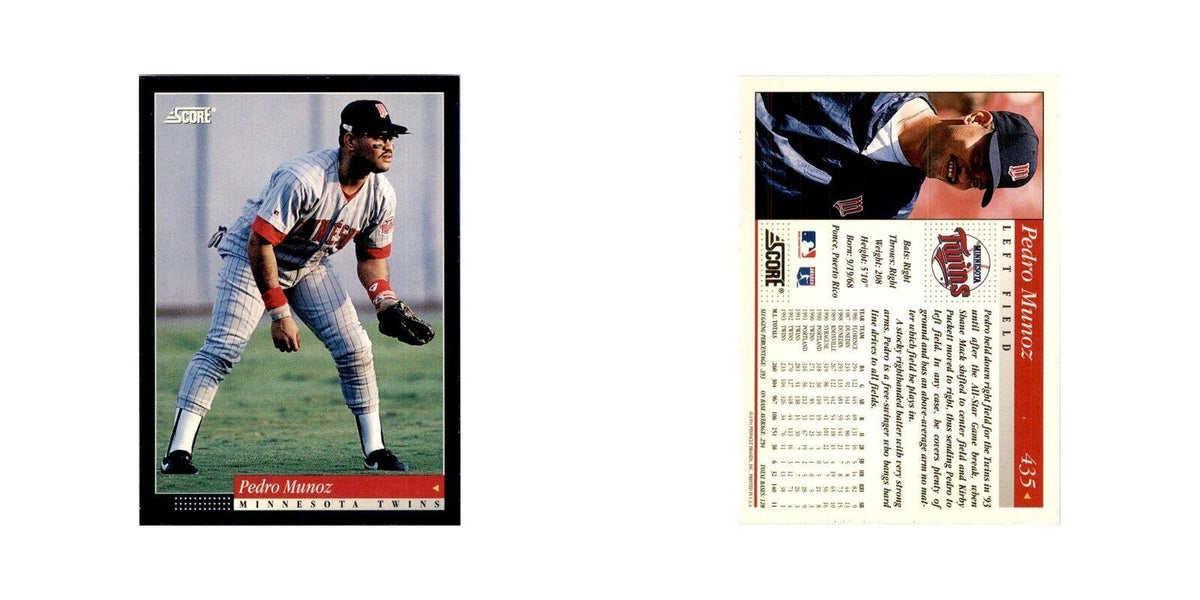 1994 Score Pedro Munoz Baseball Cards #435