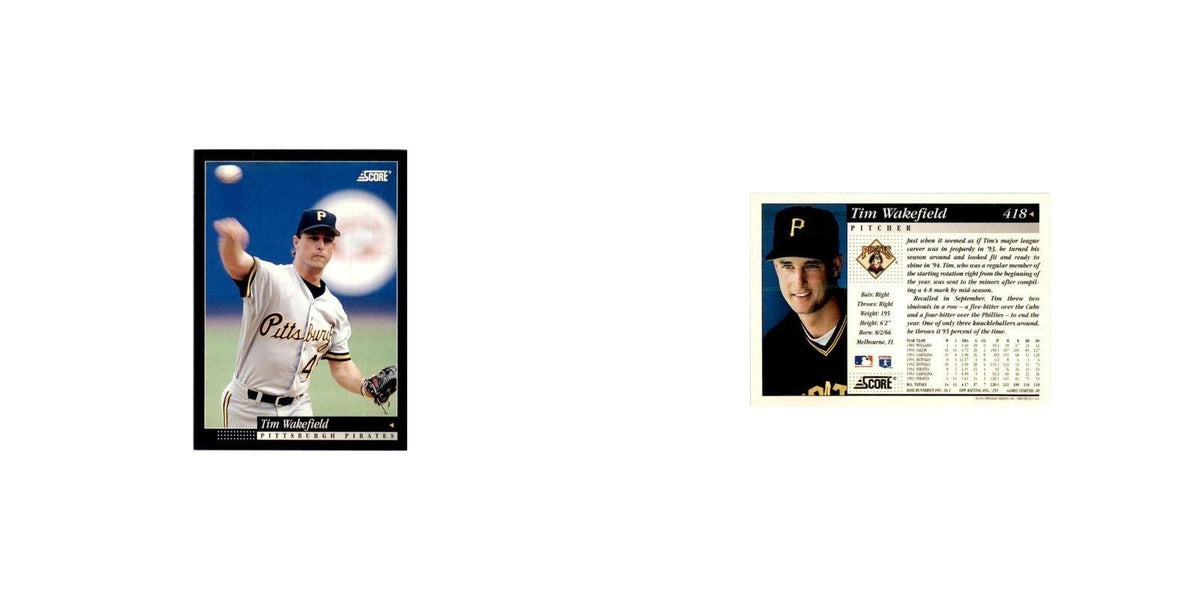 1994 Score Tim Wakefield Baseball Cards #418