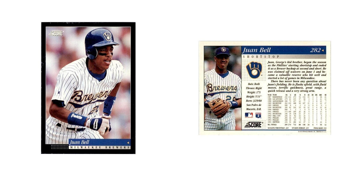 1994 Score Juan Bell Baseball Cards #282