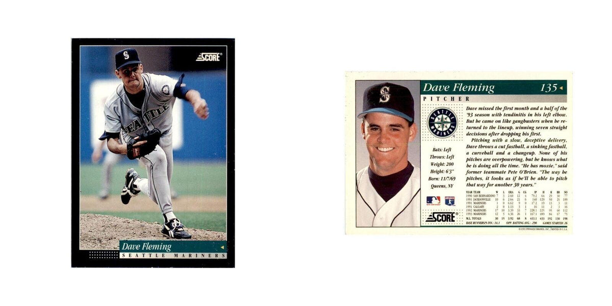 1994 Score Dave Fleming Baseball Cards #135