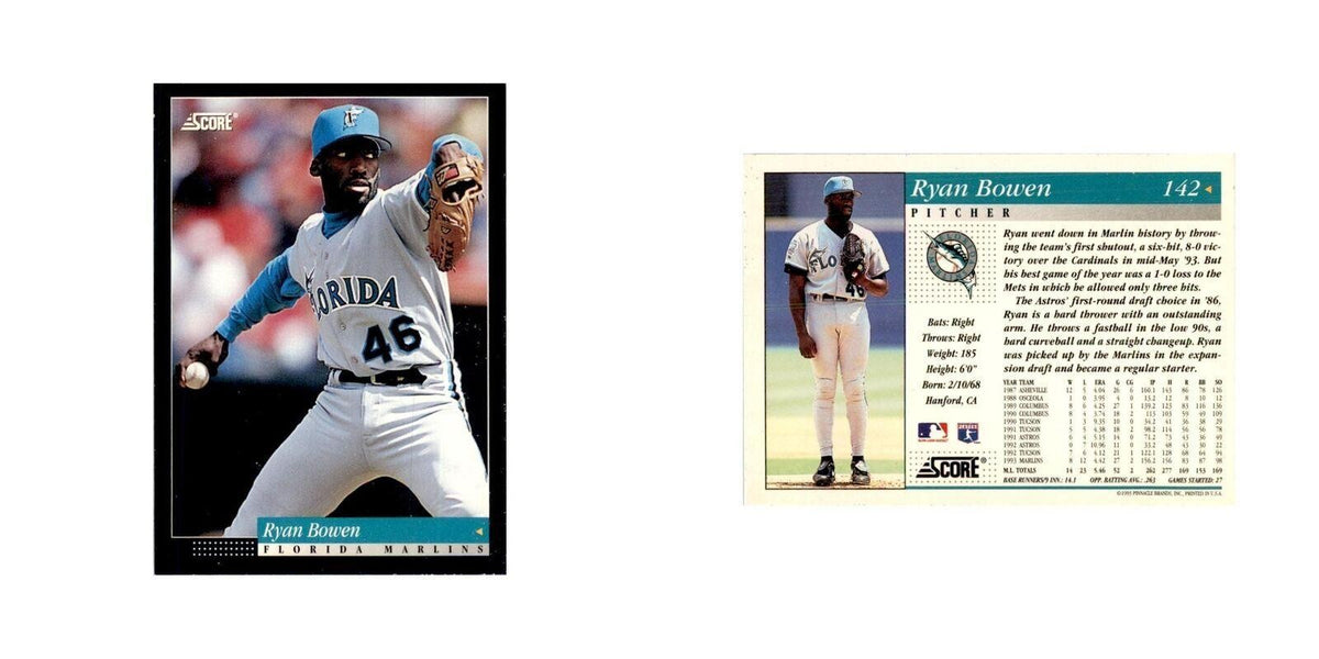 1994 Score Ryan Bowen Baseball Cards #142