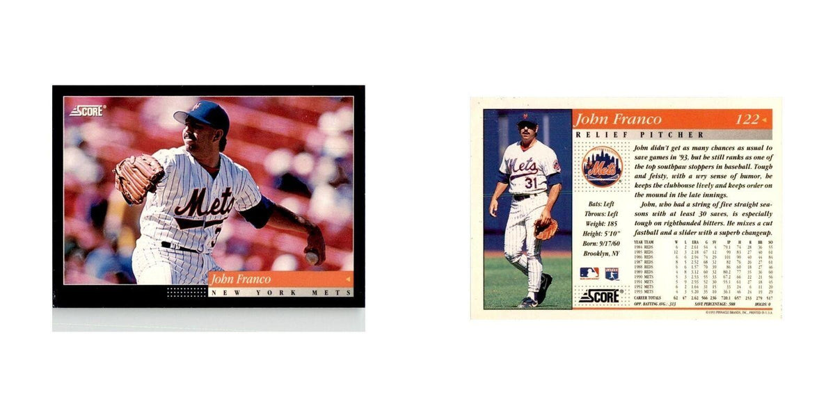 1994 Score John Franco Baseball Cards #122