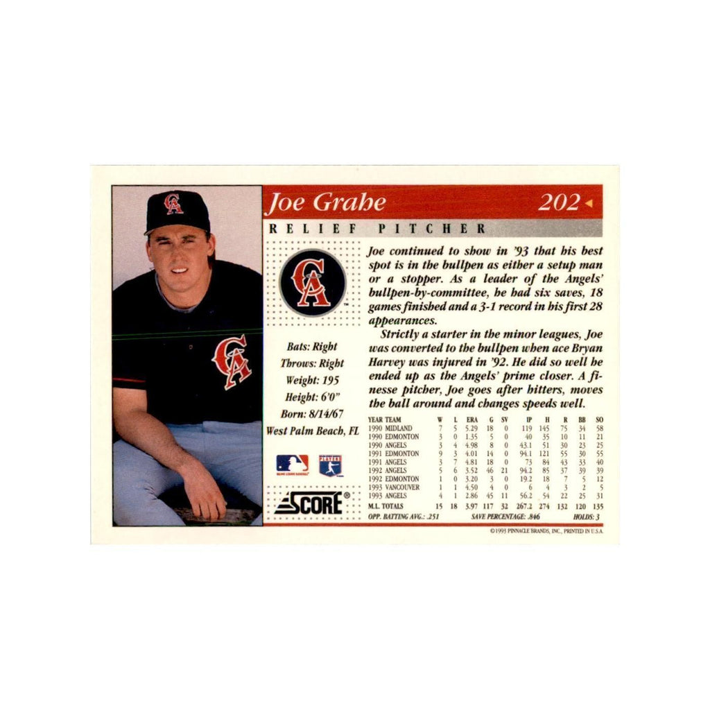 1994 Score Ben McDonald Baseball Cards #202