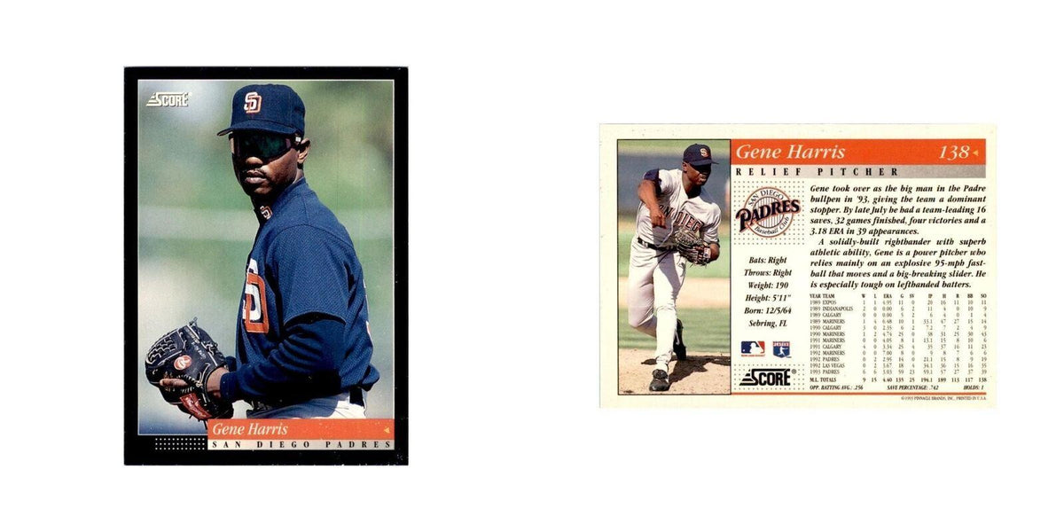 1994 Score Gene Harris Baseball Cards #138