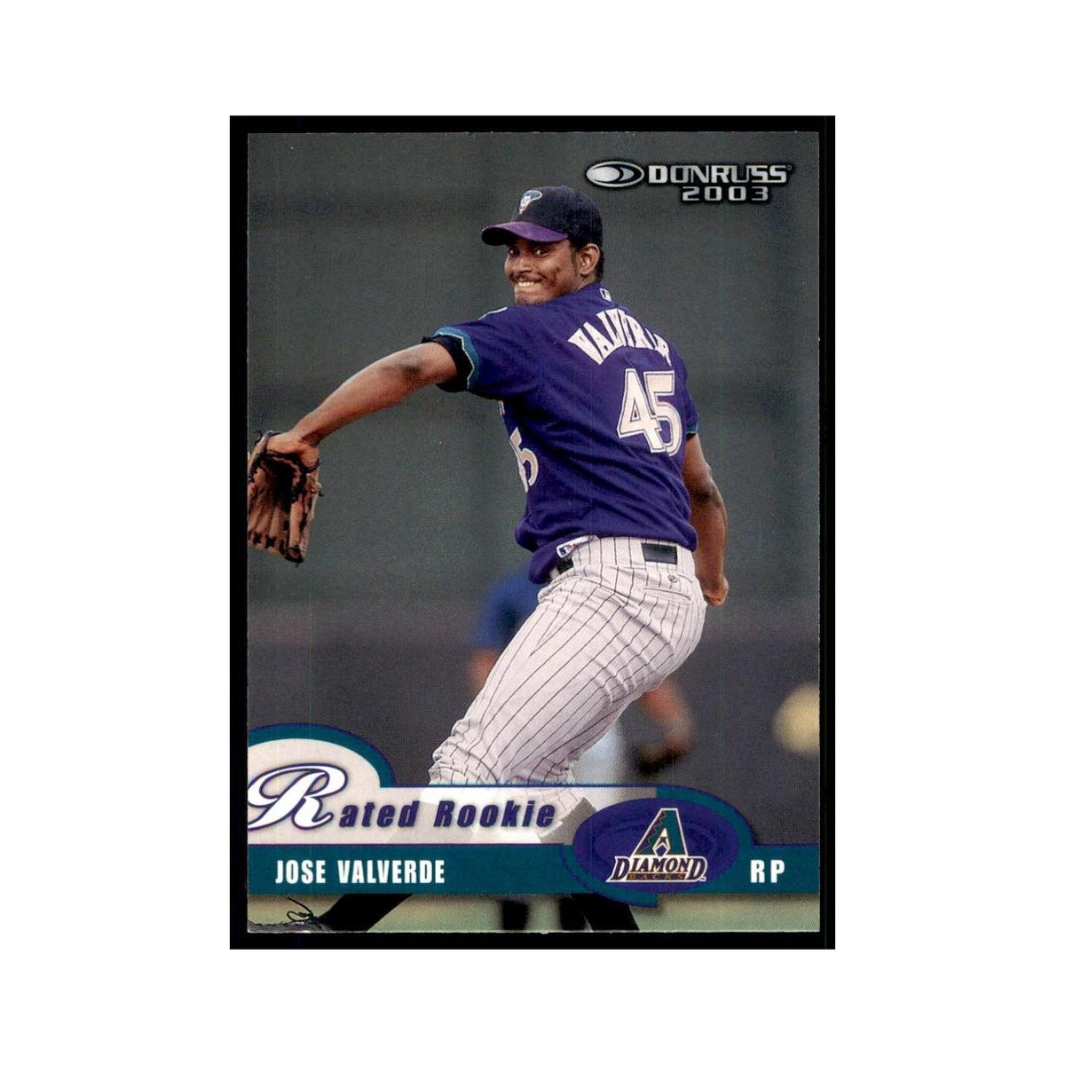 2003 Donruss Jose Valverde Baseball Cards #58