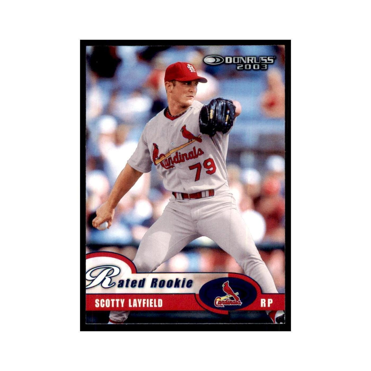 2003 Donruss Scotty Layfield RC Cardinals #60