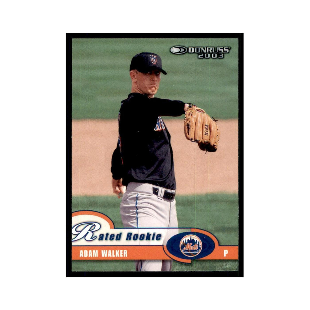 2003 Donruss Adam Walker RC Mets #62