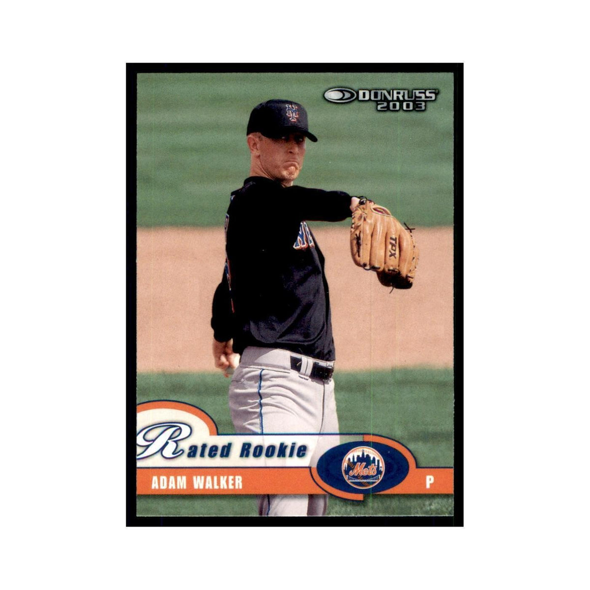 2003 Donruss Adam Walker RC Mets #62