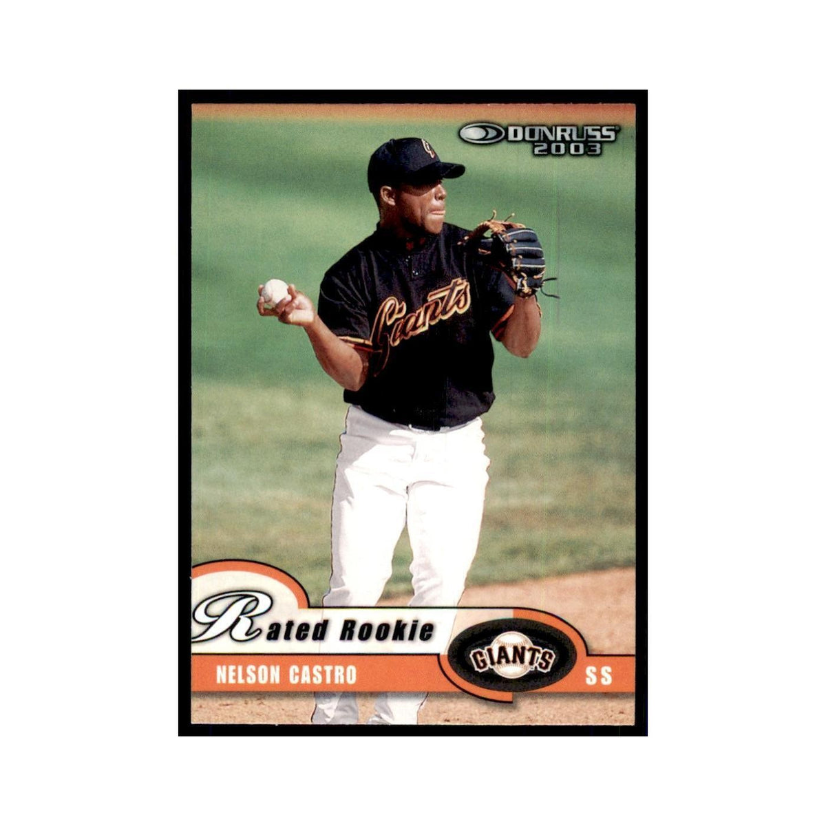 2003 Donruss Nelson Castro RC Giants #46