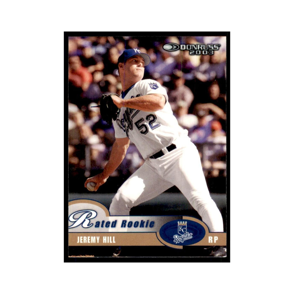 2003 Donruss Jeremy Hill RC Royals #30