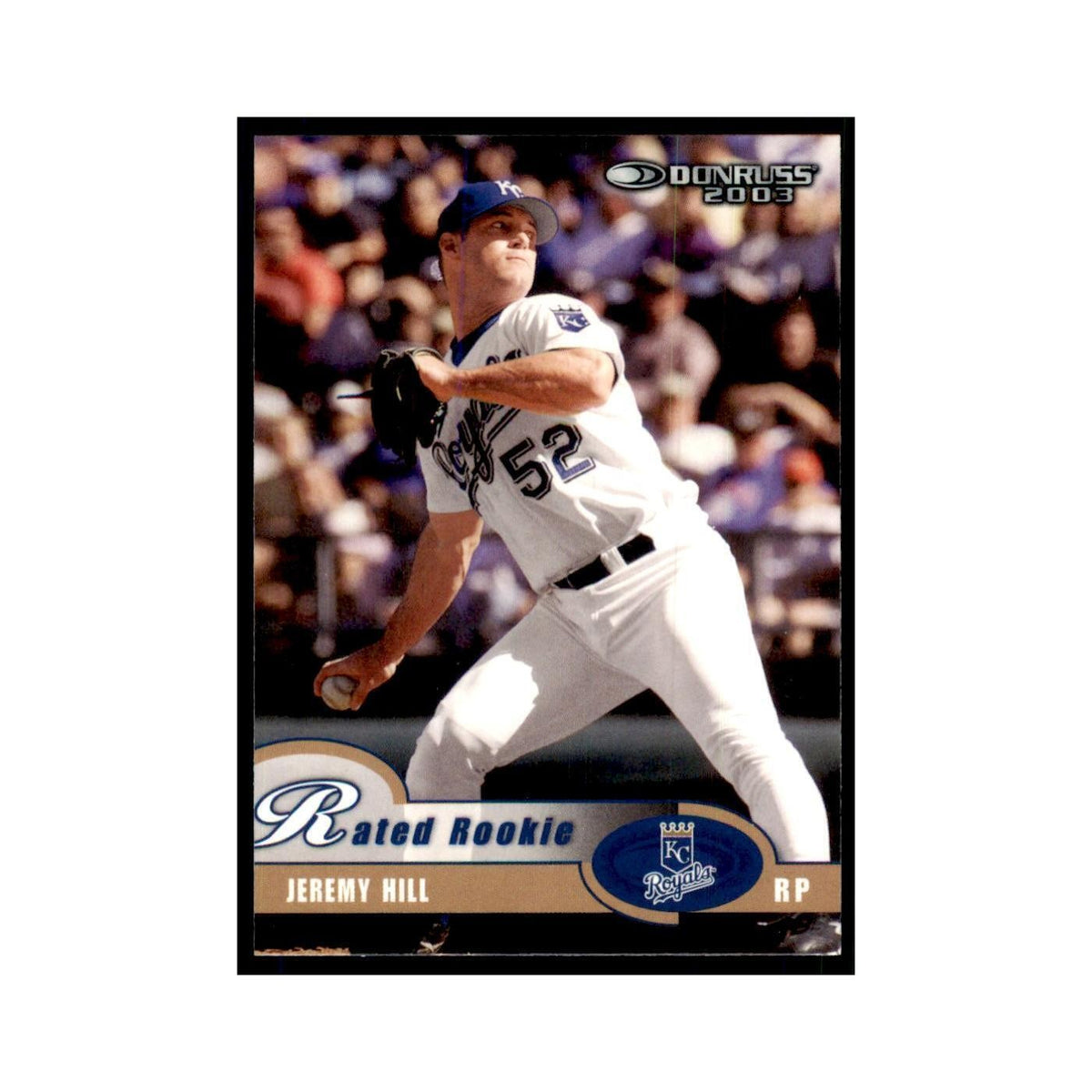 2003 Donruss Jeremy Hill RC Royals #30