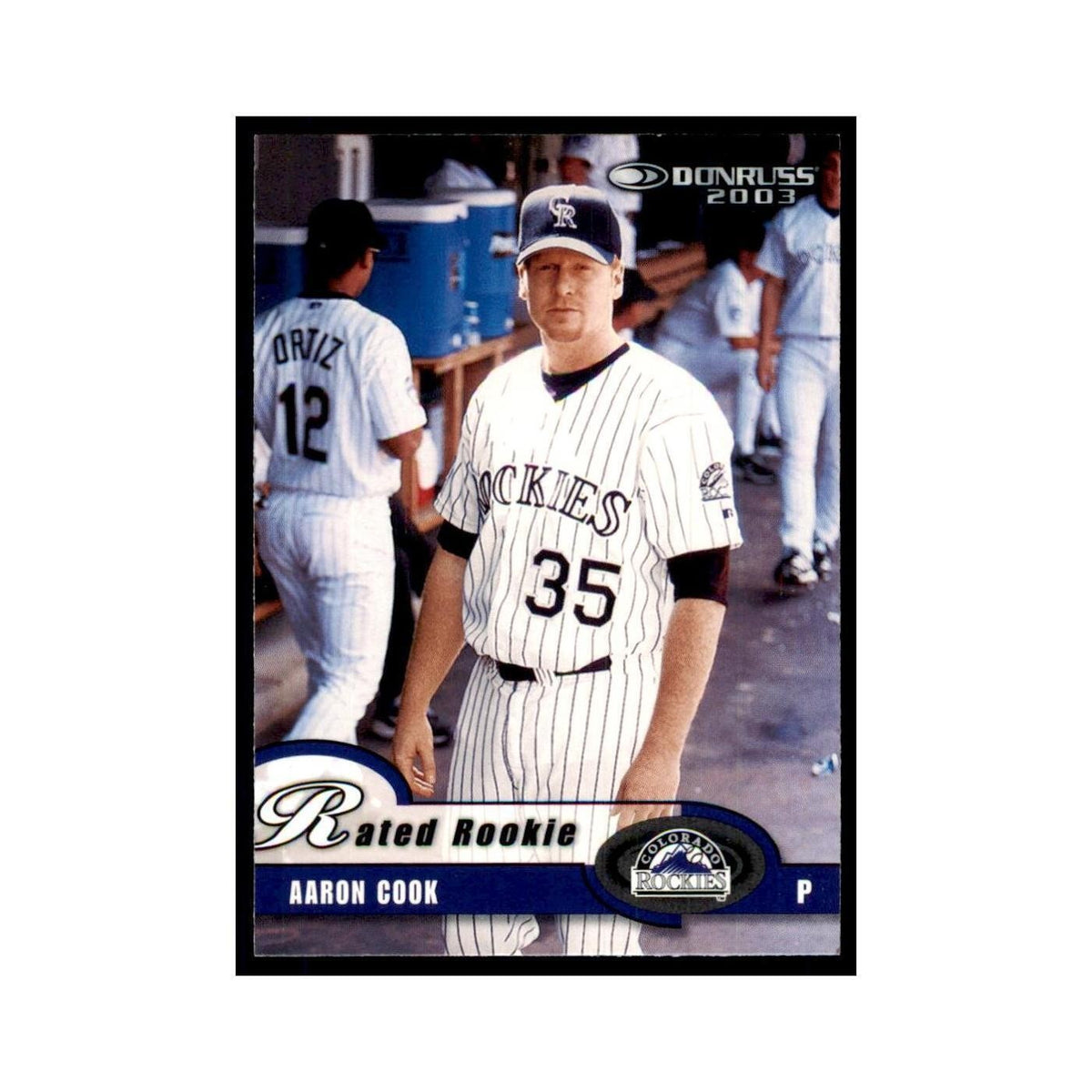 2003 Donruss Aaron Cook RC Rockies #41