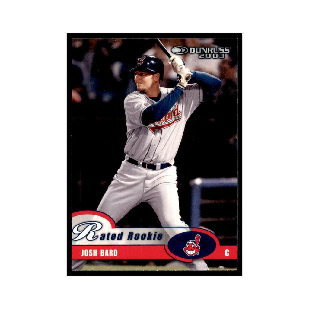 2003 Donruss Josh Bard RC Indians #28