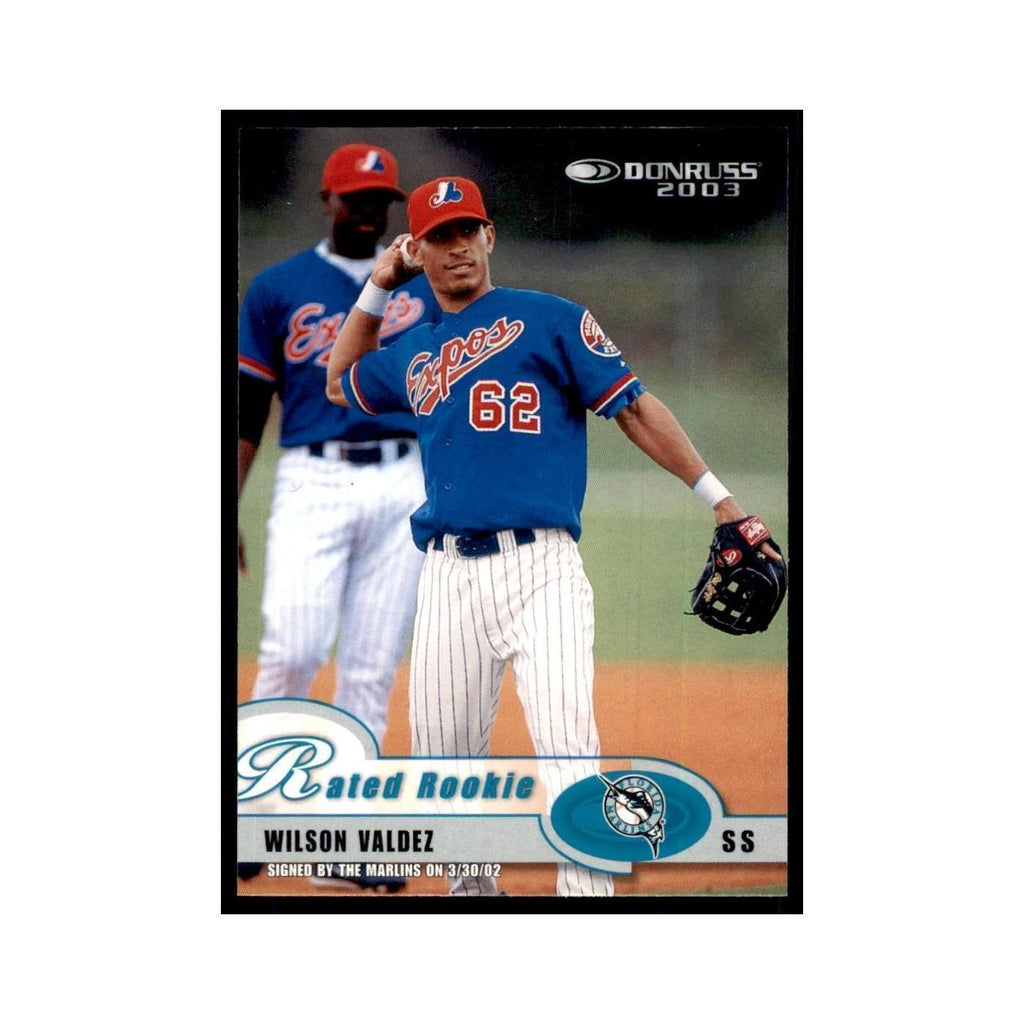 2003 Donruss Wilson Valdez RC Florida Marlins #53