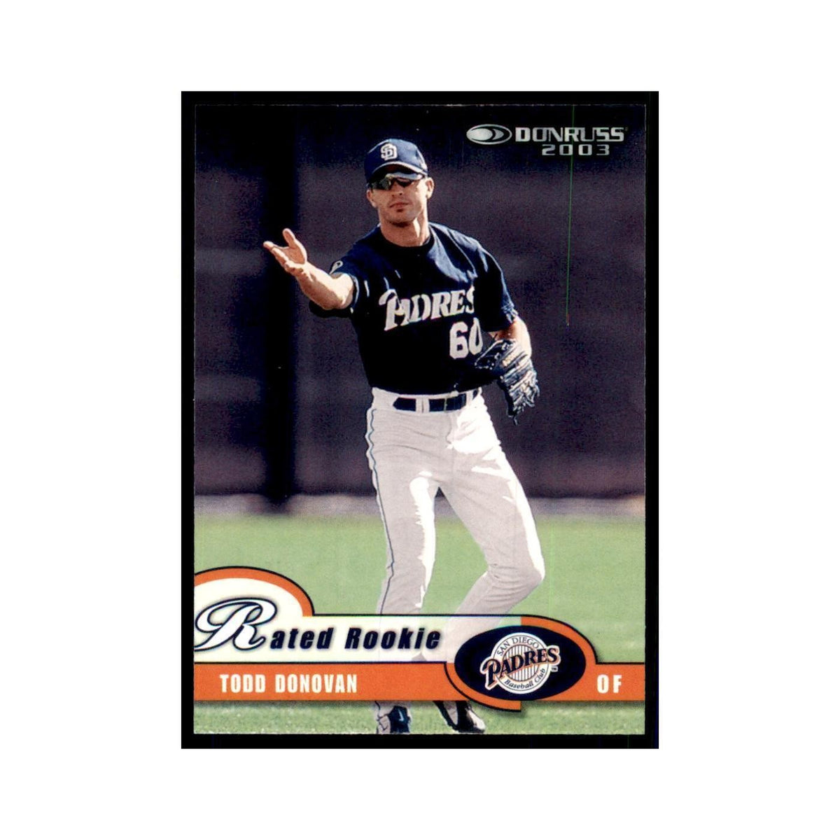 2003 Donruss Todd Donovan RC Padres #51