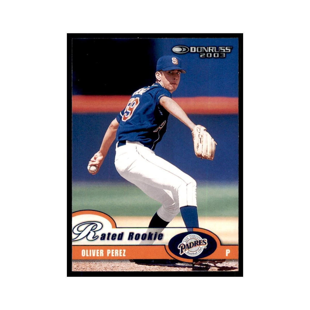 2003 Donruss Oliver Perez RC Padres #36