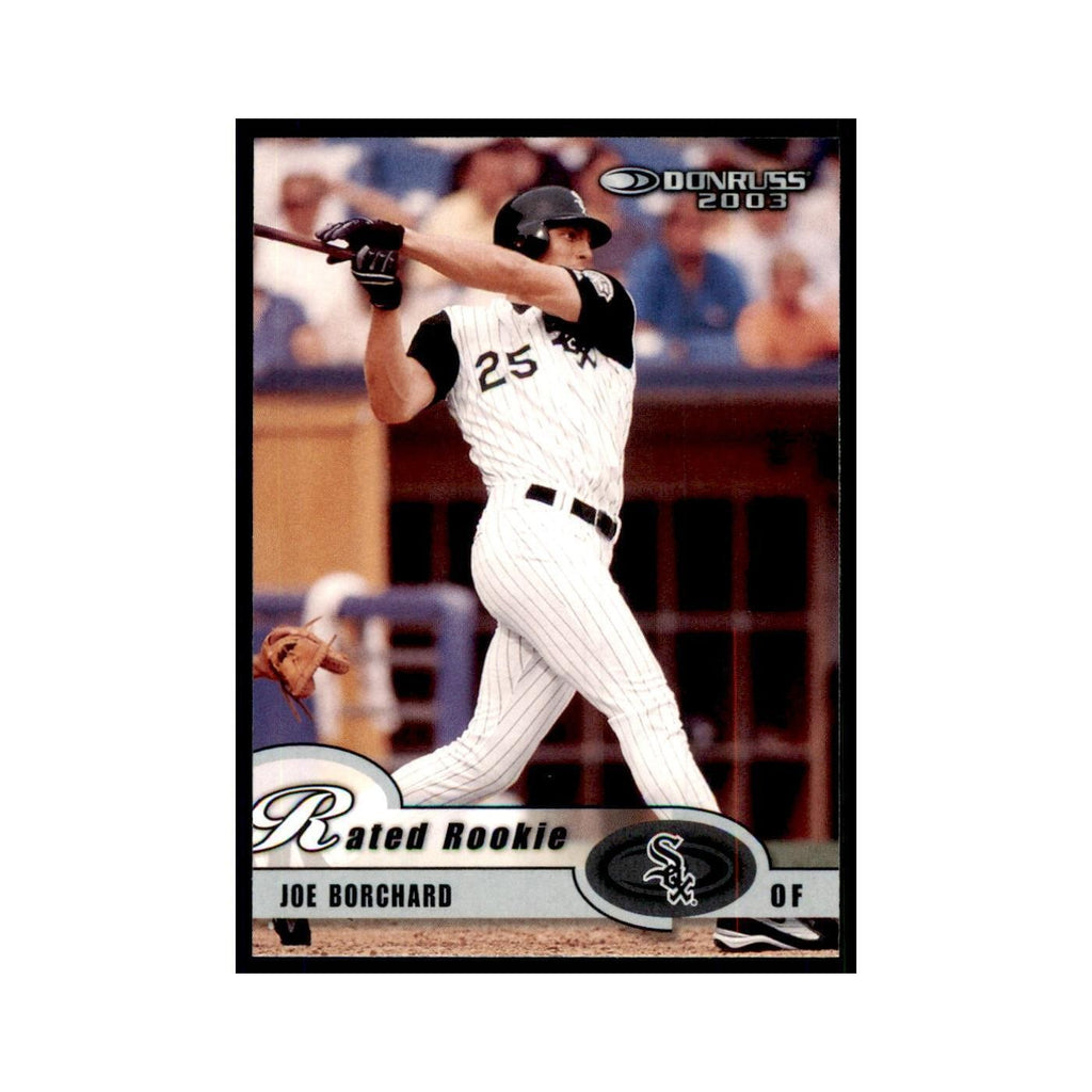 2003 Donruss Joe Borchard RC White Sox #21