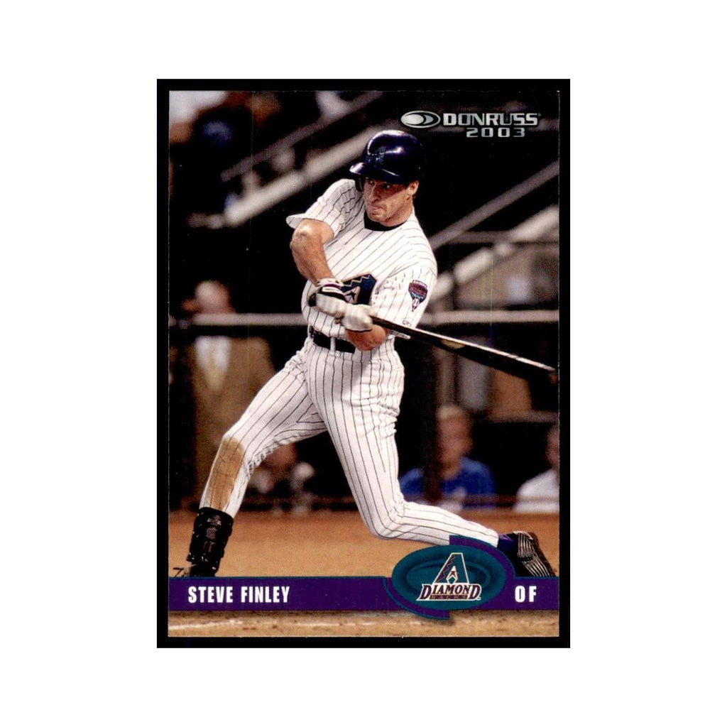 2003 Donruss Steve Finley Baseball Cards #234