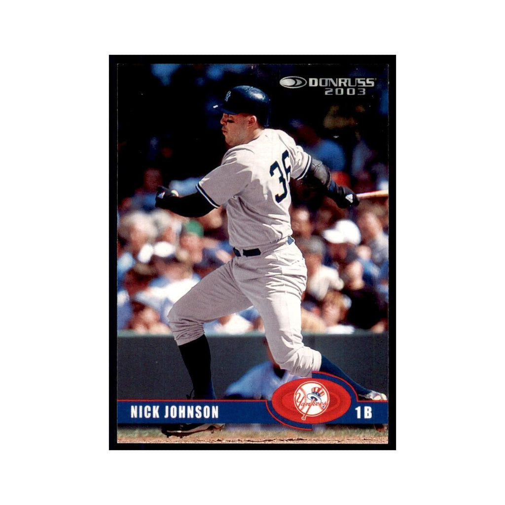 2003 Donruss Nick Johnson Baseball Cards #164