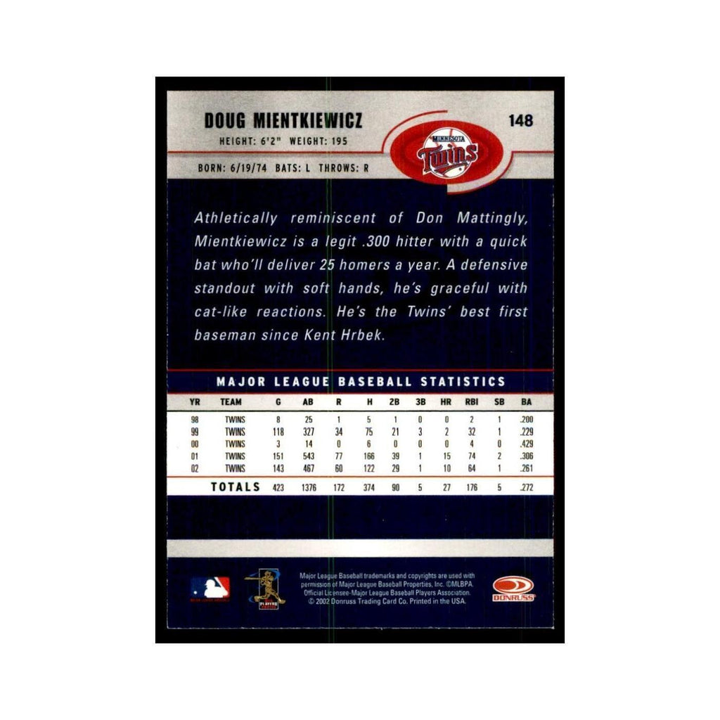 2003 Donruss Doug Mientkiewicz Baseball Cards #148