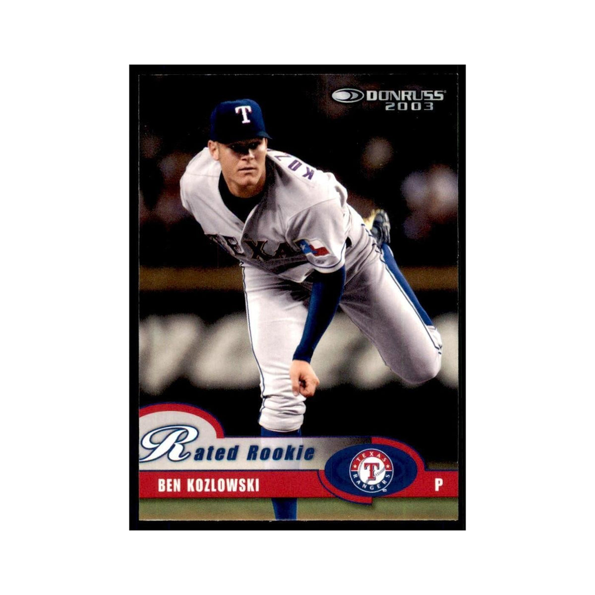 2003 Donruss Ben Kozlowski Baseball Cards #70