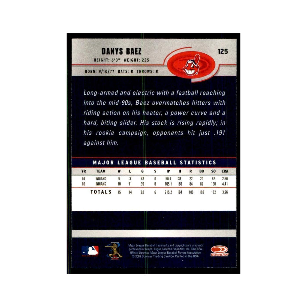 2003 Donruss Danys Baez Baseball Cards #125