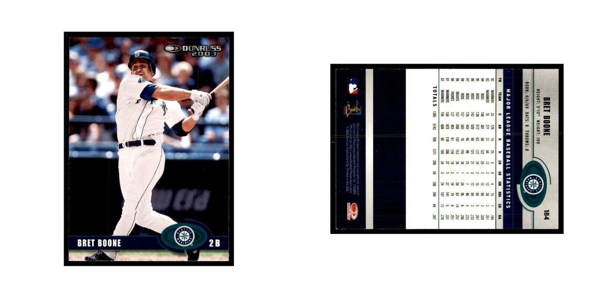 2003 Donruss Bret Boone Baseball Cards #184