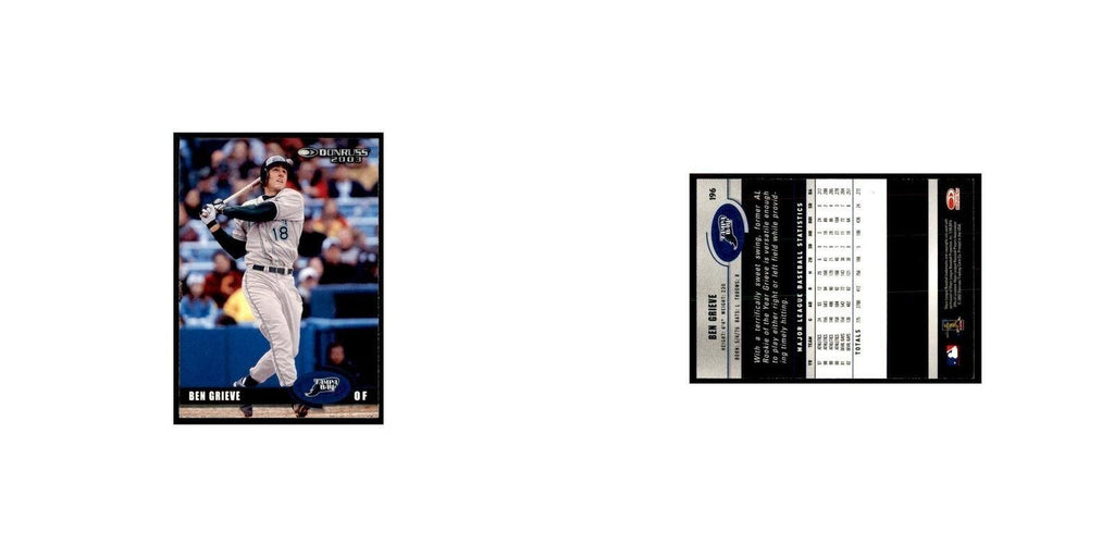 2003 Donruss Ben Grieve Baseball Cards #196