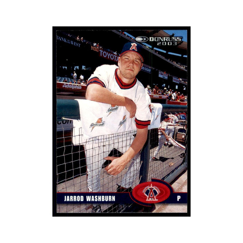 2003 Donruss Jarrod Washburn Baseball Cards #77