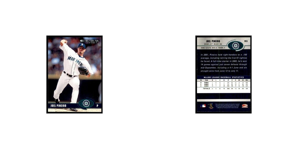 2003 Donruss Joel Pineiro Baseball Cards #193