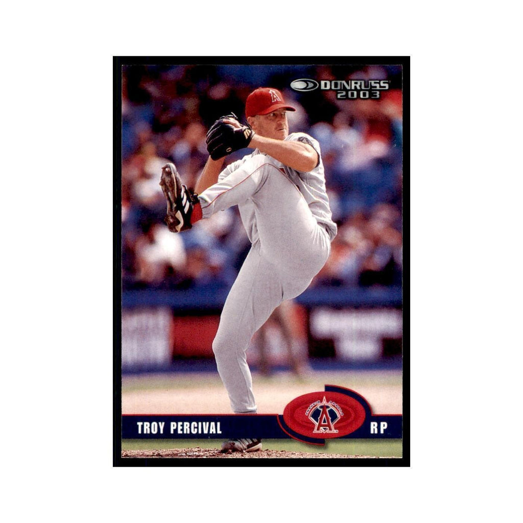 2003 Donruss Troy Percival Baseball Cards #83