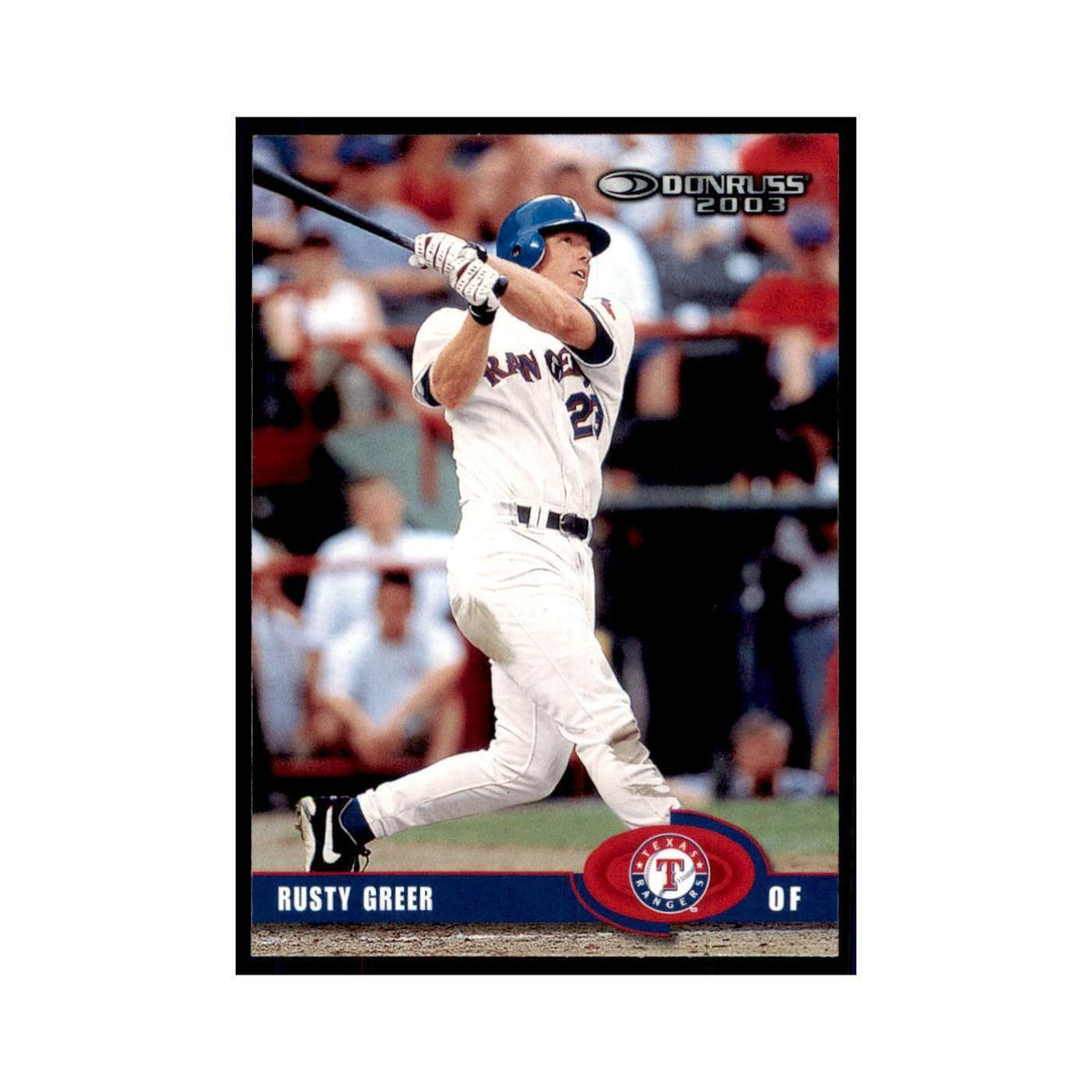 2003 Donruss Rusty Greer Baseball Cards #210