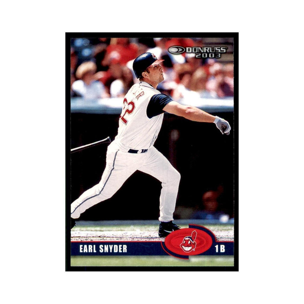 2003 Donruss Earl Snyder Baseball Cards #122