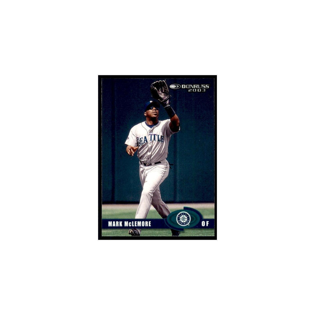 2003 Donruss Mark McLemore Baseball Cards #191