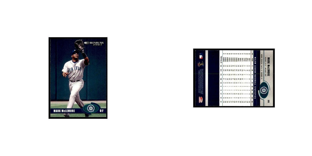 2003 Donruss Mark McLemore Baseball Cards #191