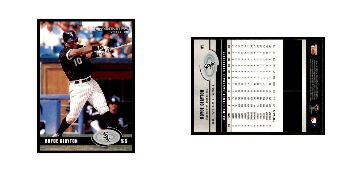 2003 Donruss Royce Clayton Baseball Cards #115