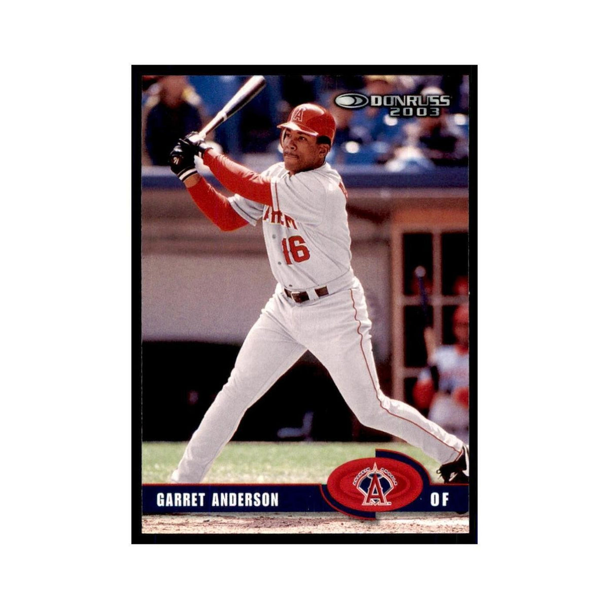 2003 Donruss Garret Anderson Baseball Cards #72