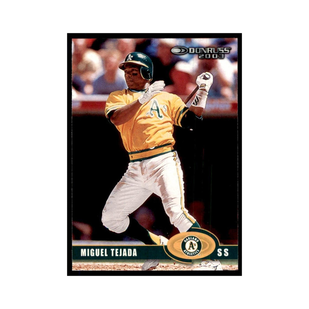 2003 Donruss Miguel Tejada Baseball Cards #171