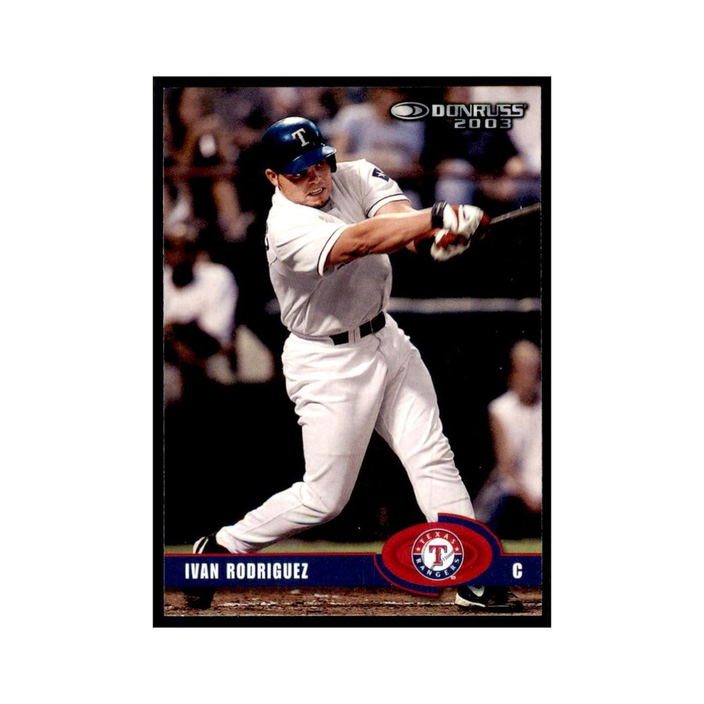 2003 Donruss Ivan Rodriguez Baseball Cards #209