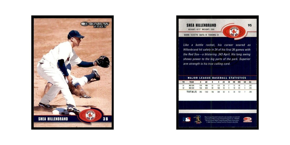 2003 Donruss Shea Hillenbrand Baseball Cards #95