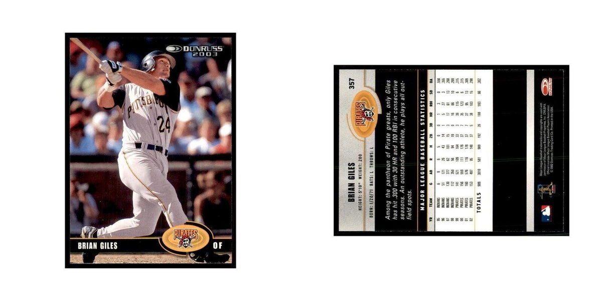 2003 Donruss Brian Giles Baseball Cards #357