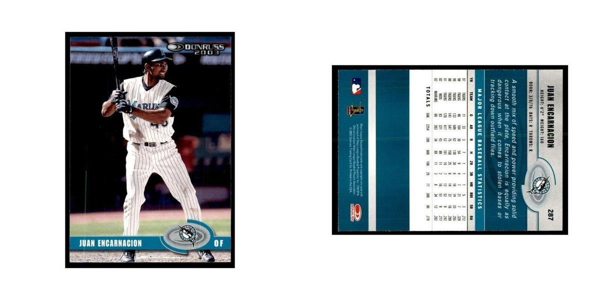 2003 Donruss Juan Encarnacion Baseball Cards #287