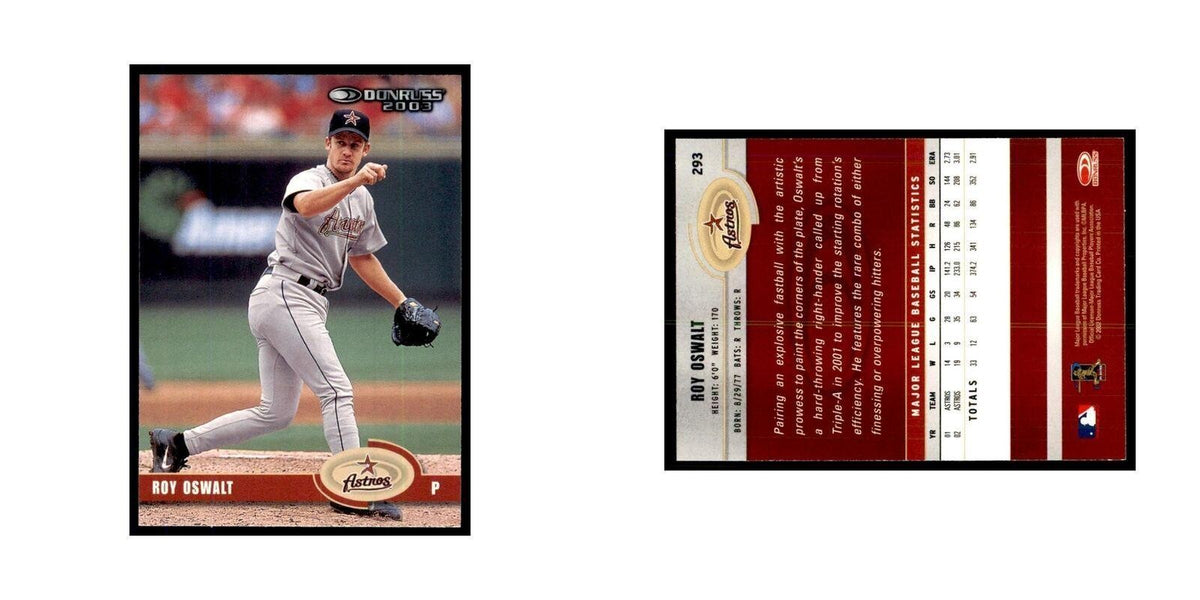 2003 Donruss Roy Oswalt Baseball Cards #293