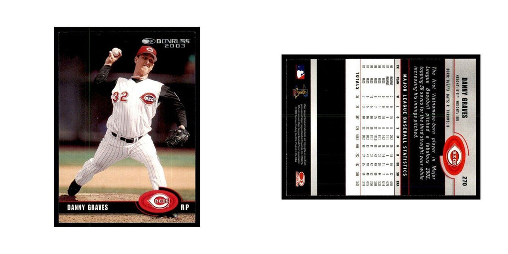 2003 Donruss Danny Graves Baseball Cards #270