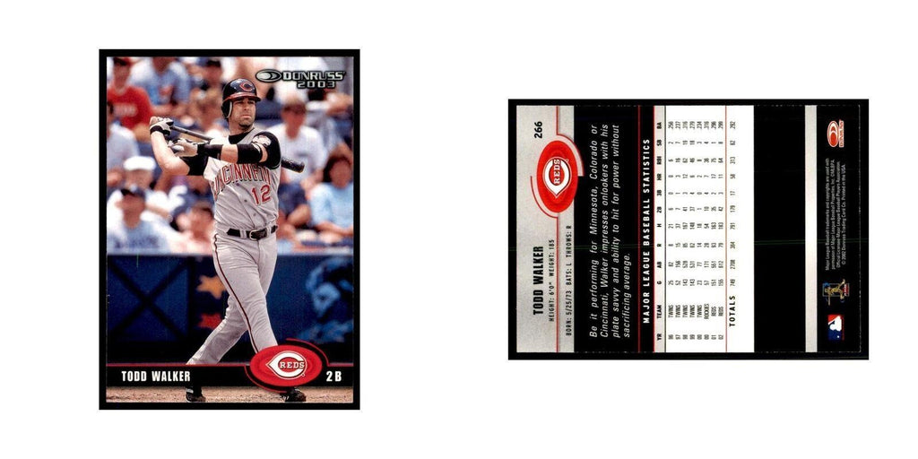 2003 Donruss Todd Walker Baseball Cards #266
