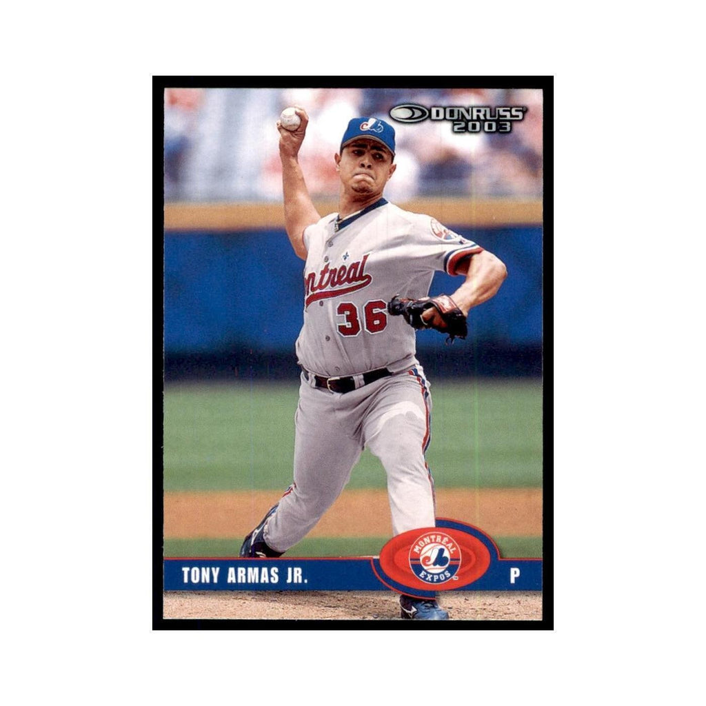 2003 Donruss Tony Armas Jr Baseball Cards #325