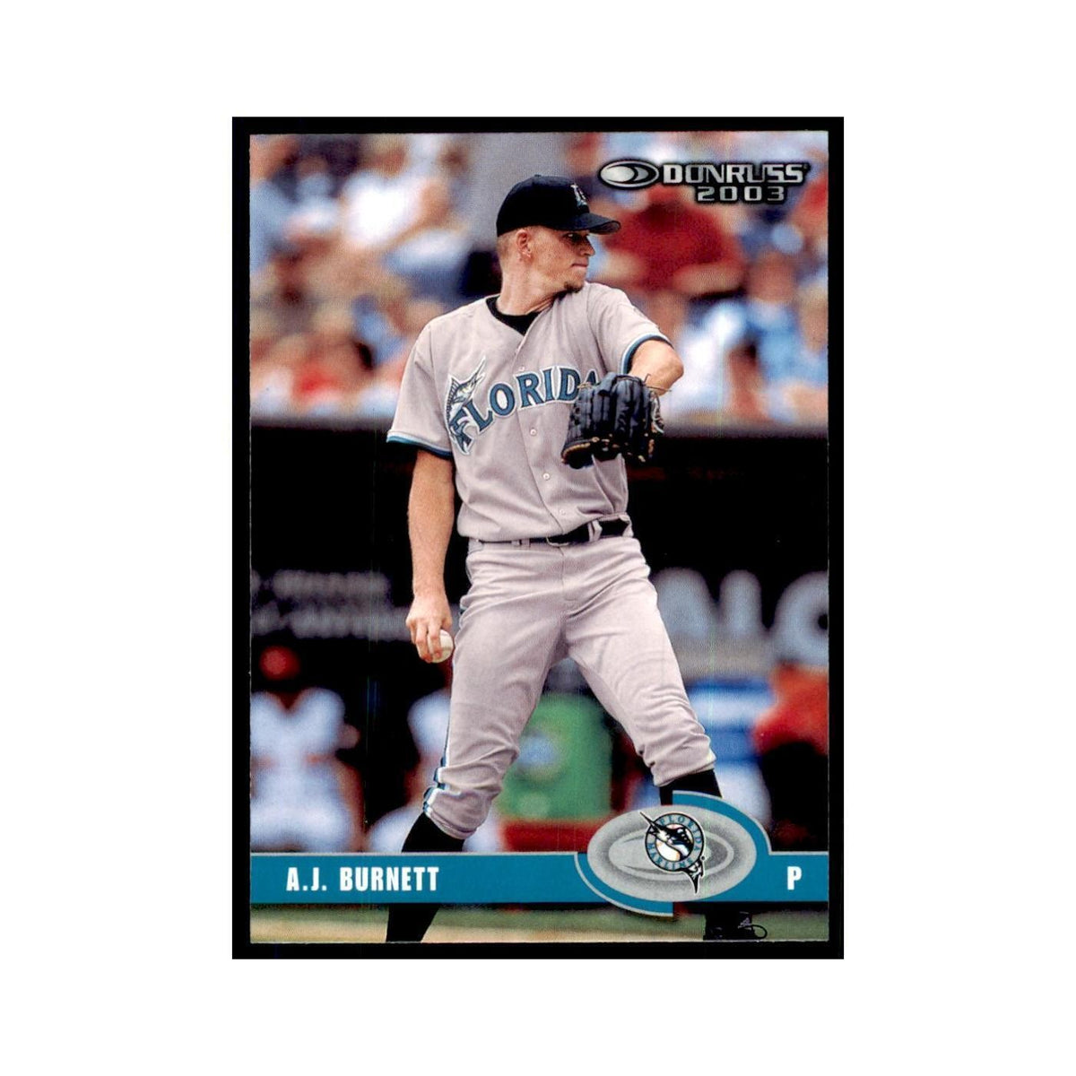 2003 Donruss A.J. Burnett Baseball Cards #283