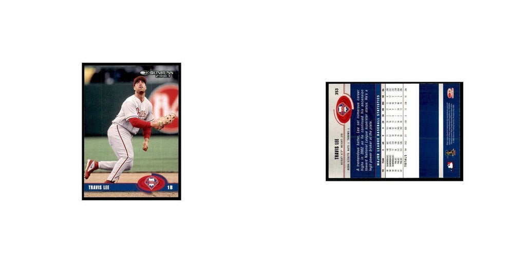 2003 Donruss Travis Lee Baseball Cards #353