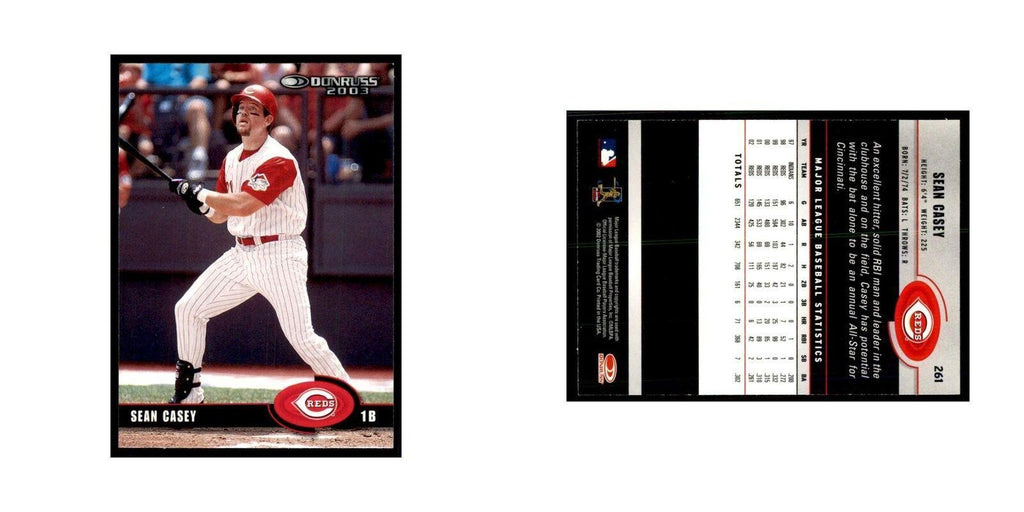2003 Donruss Sean Casey Baseball Cards #261
