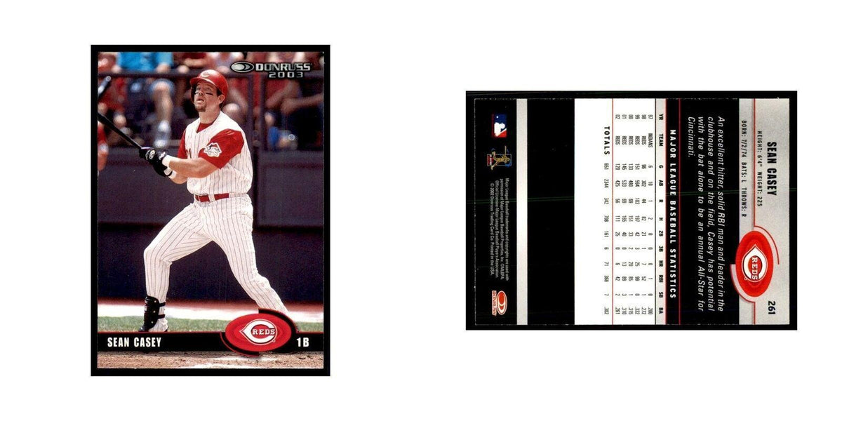 2003 Donruss Sean Casey Baseball Cards #261
